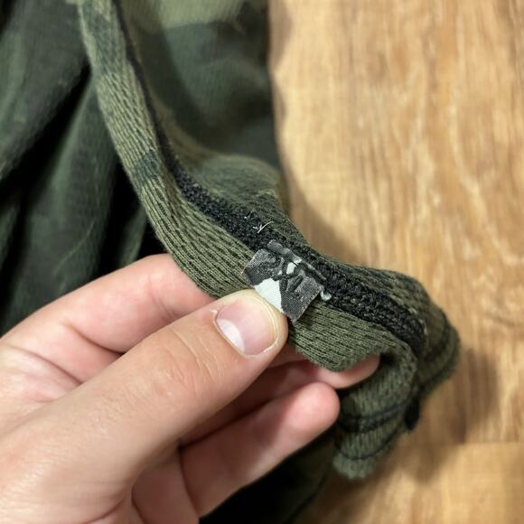 Vintage Affliction Thermal Shirt Reversible Y2K Long Sleeve Camo Black Mens 2XL - Picture 9 of 10